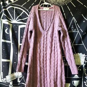 Molly Green lavender sweater dress size L